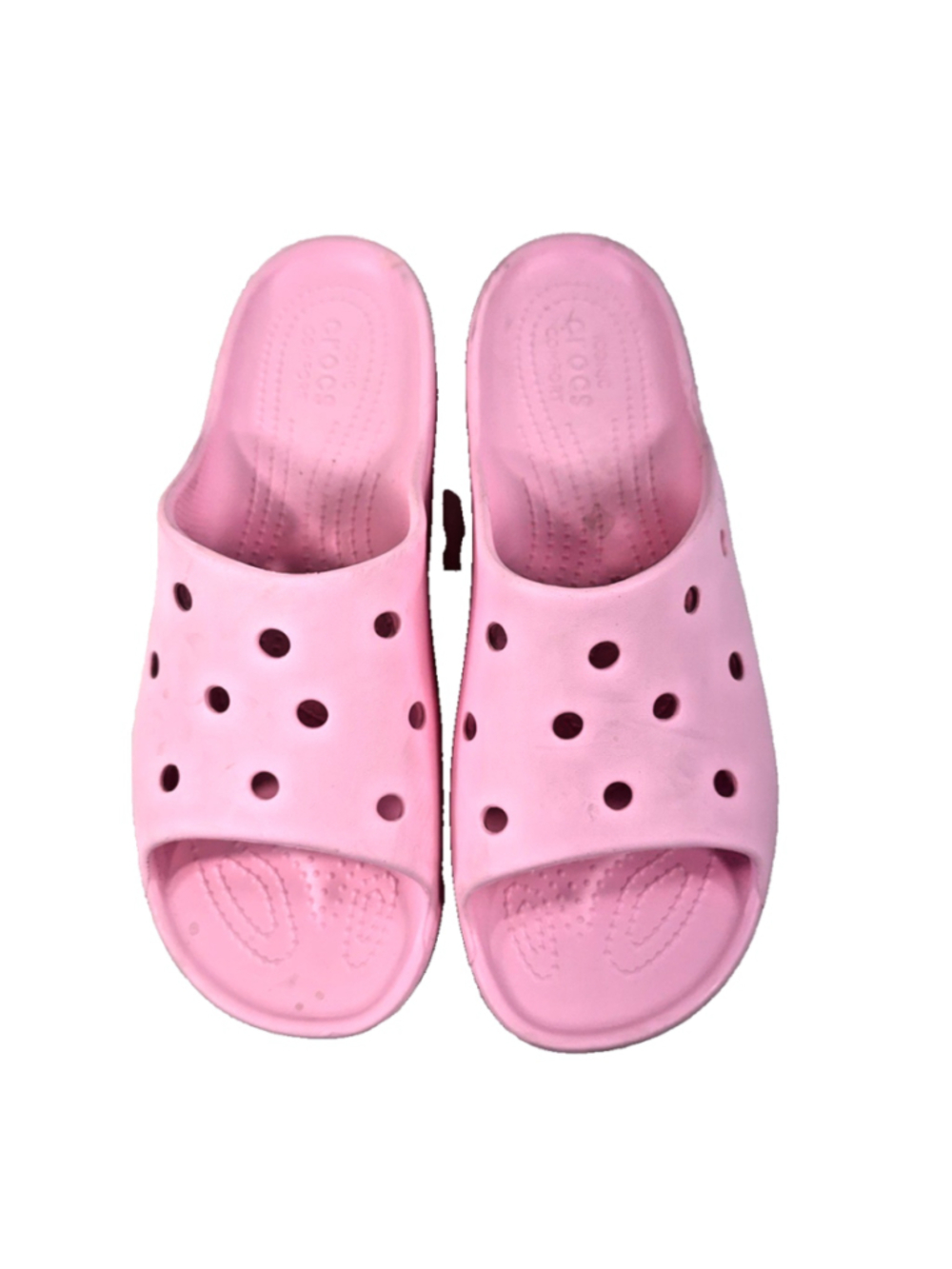 Crocs Classic Platform Slide Flamingo Pink Women Casual Sandal Slipper Womens 10